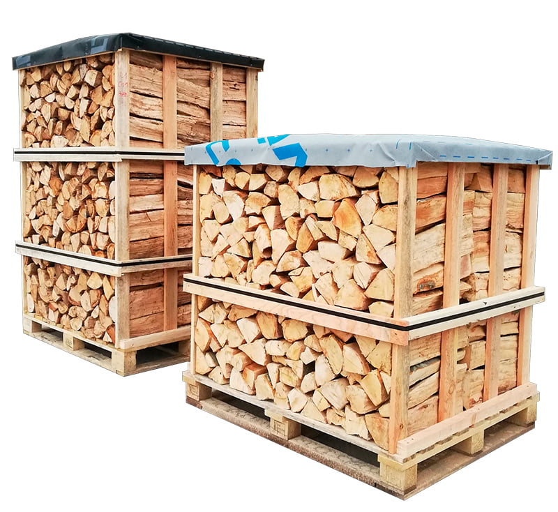 Kiste mit ofengetrocknetem Hainbuchenholz – Bild 2