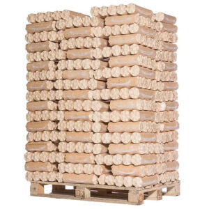 Holzbriketts – 100 % Nadelholz – Palette von 960 kg